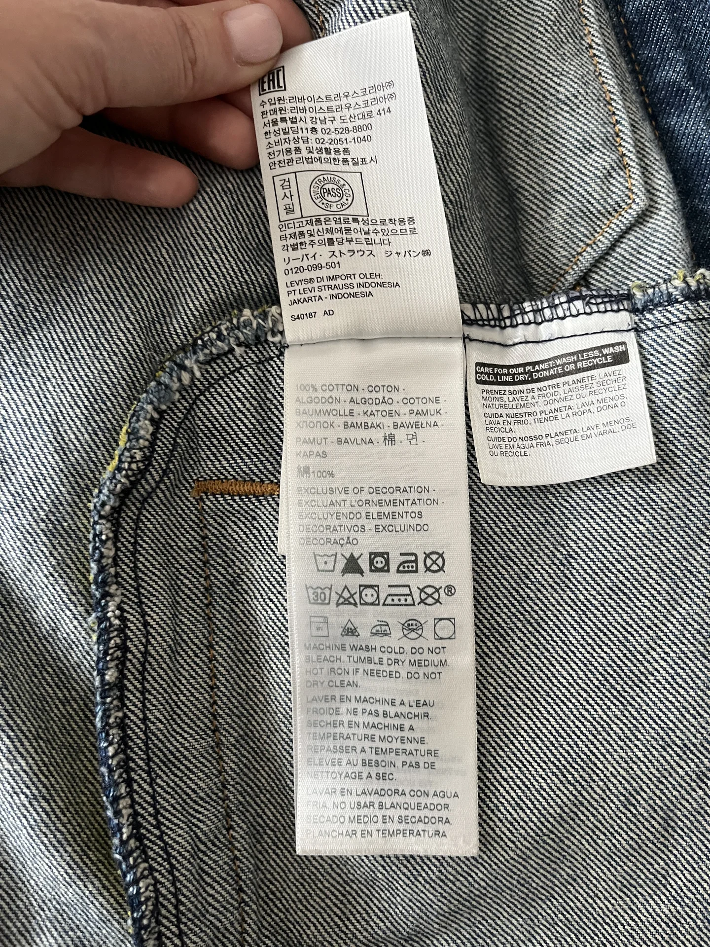 Джинсовая куртка Levi’s - миниатюра 5