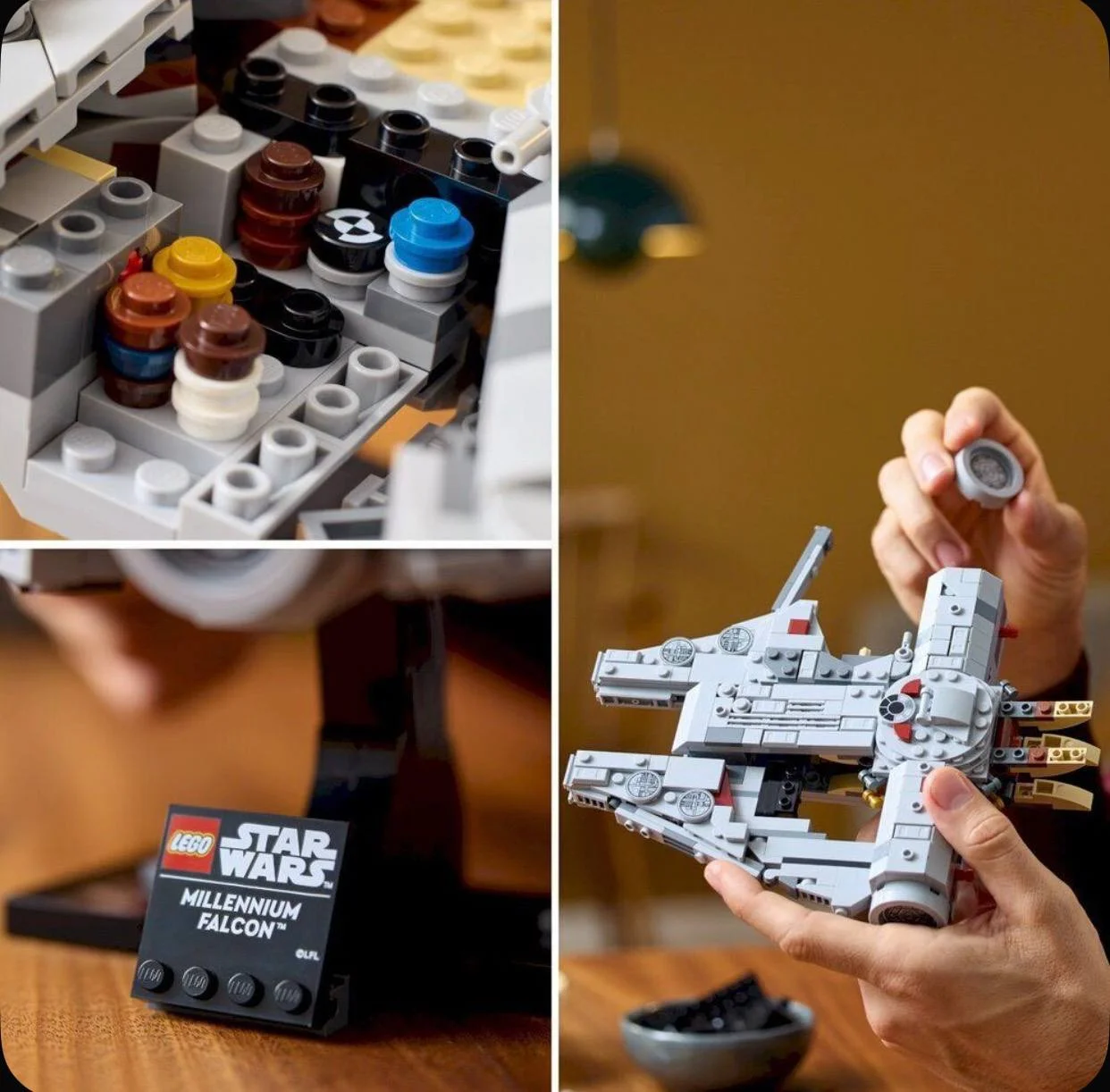 Lego Star Wars 75375 Сокол Тысячелетия - миниатюра 7