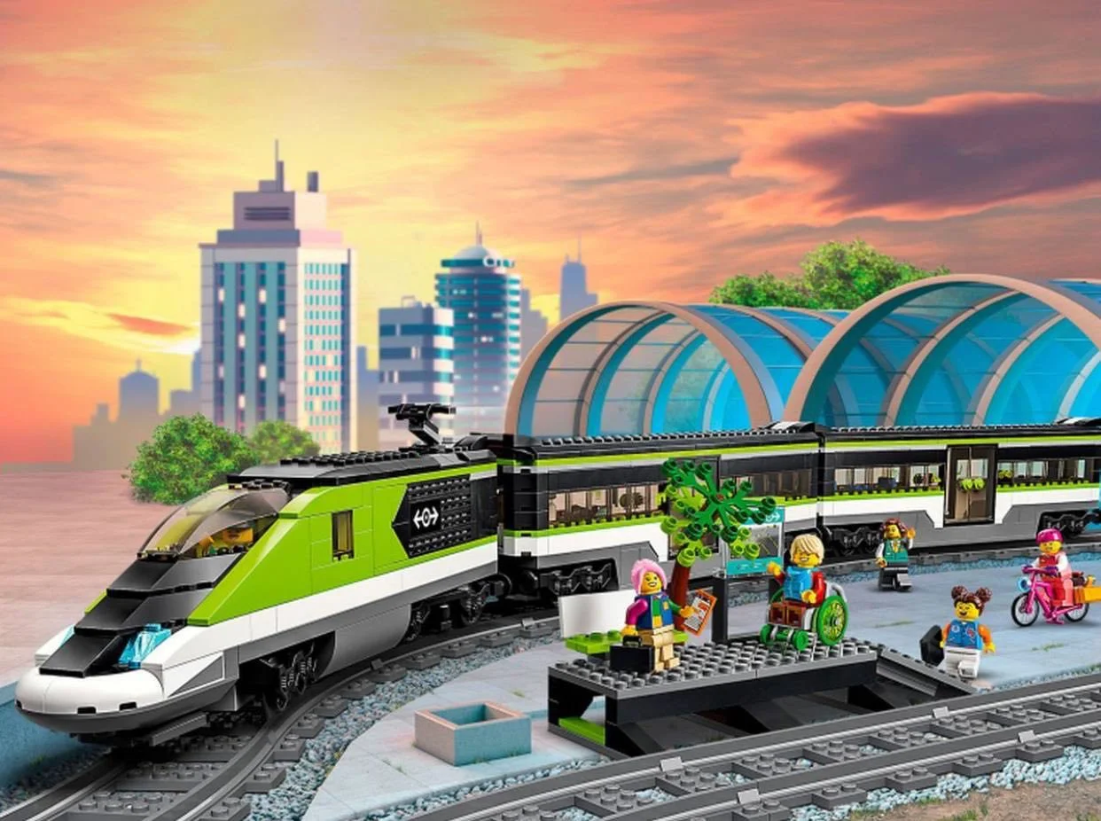 Lego City 60337 Пассажирский Поезд-Экспресс - миниатюра 7