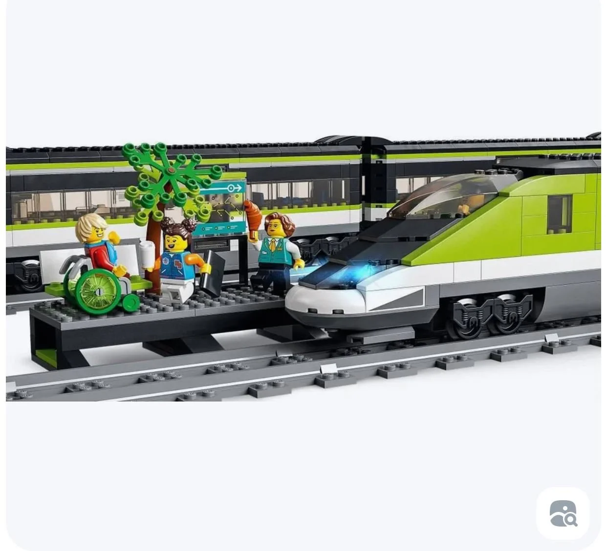Lego City 60337 Пассажирский Поезд-Экспресс - миниатюра 8