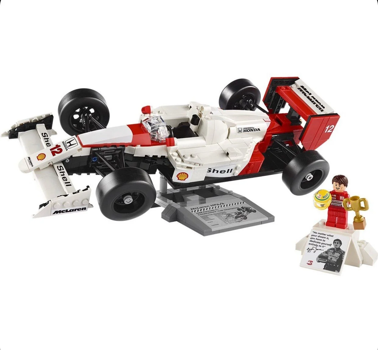 Lego Icons 10330 McLaren F1 MP4/4 Аиртон Сенна - миниатюра 4