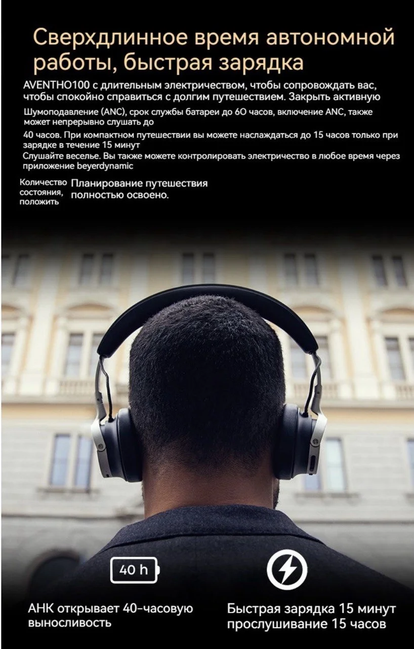 Беспроводные Наушники beyerdynamic aventho 100 - миниатюра 5