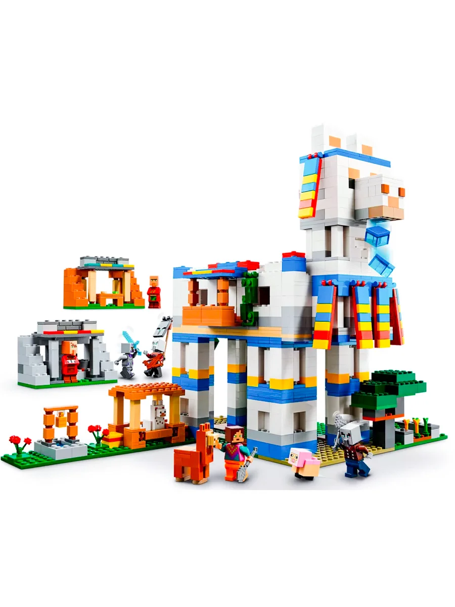 Конструктор Майнкрафт Деревня лам / 1252 детали / аналог Lego 21188