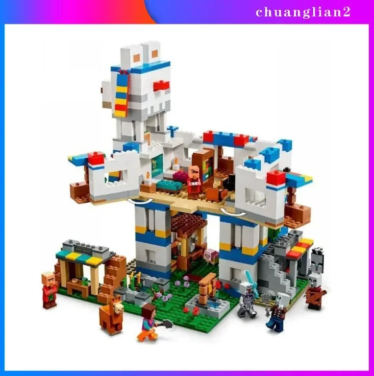 Конструктор Майнкрафт Деревня лам / 1252 детали / аналог Lego 21188 - миниатюра 2