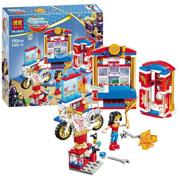 Конструктор Super Heroes Girls «Дом Чудо-женщины» (Bela 10616) - миниатюра 2