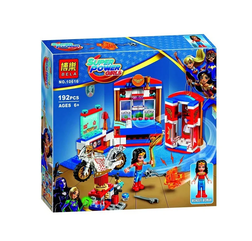 Конструктор Super Heroes Girls «Дом Чудо-женщины» (Bela 10616) - миниатюра 3