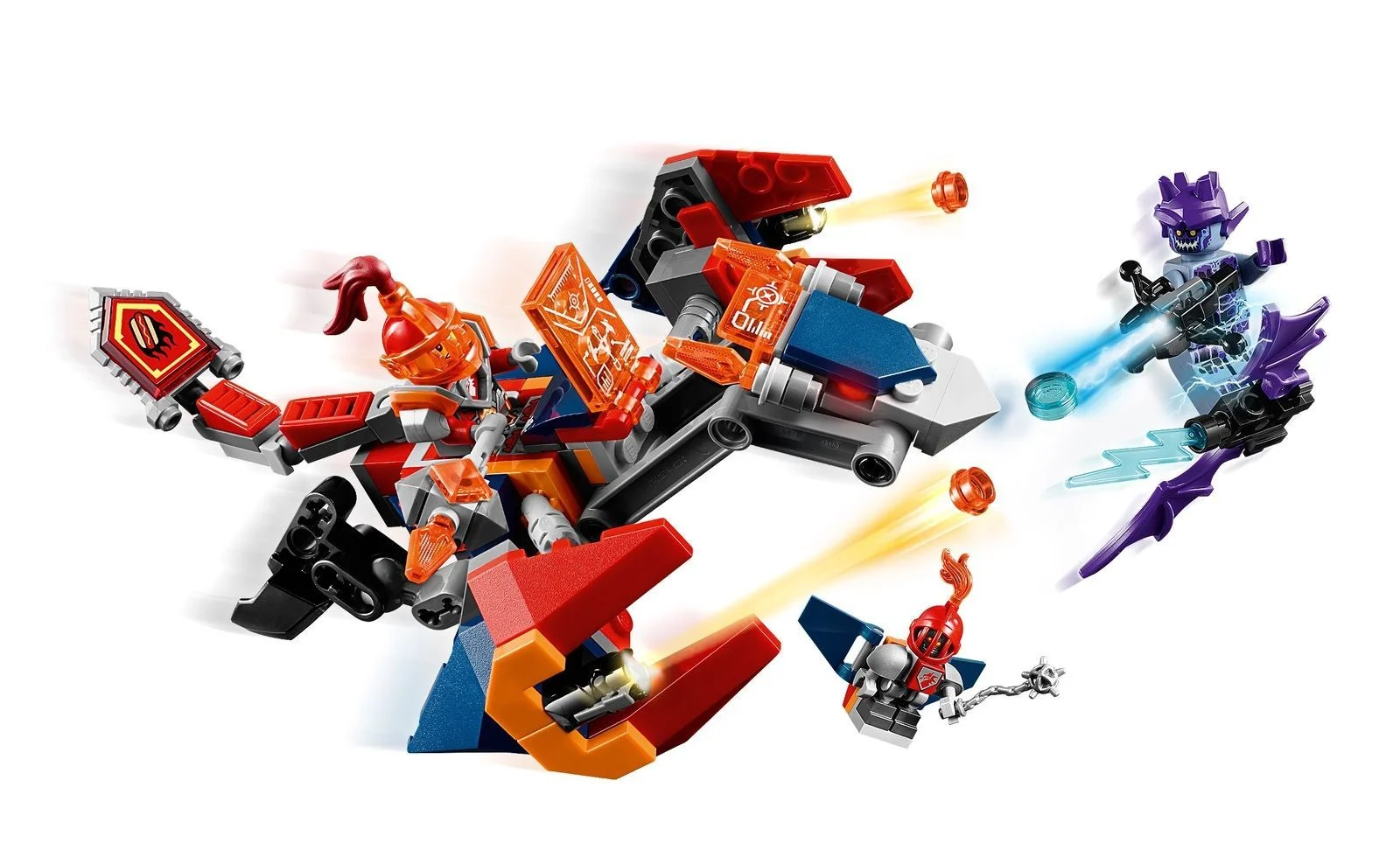 Конструктор Дракон Мэйси / Nexo Knights / 164 детали / 3 фигурки / аналог Lego 70361