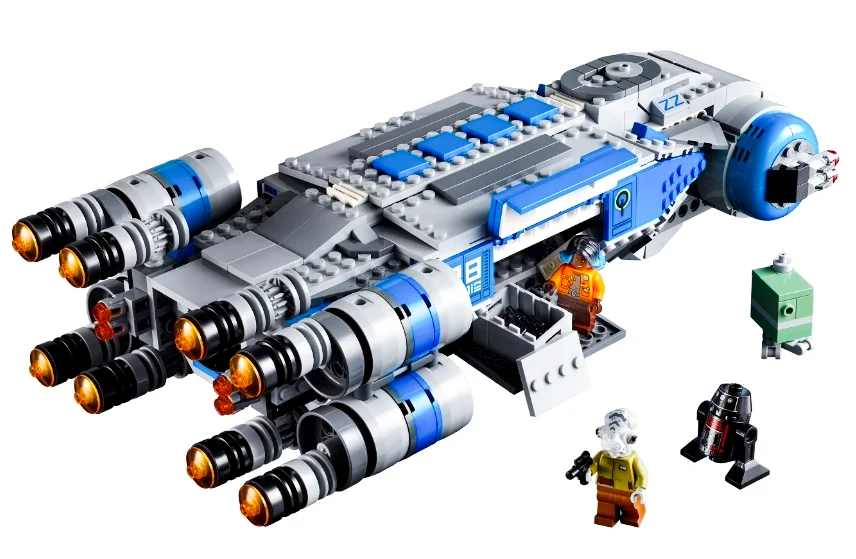 Конструктор Star Wars/Корабль Сопротивления/60018/932 дет - миниатюра 4