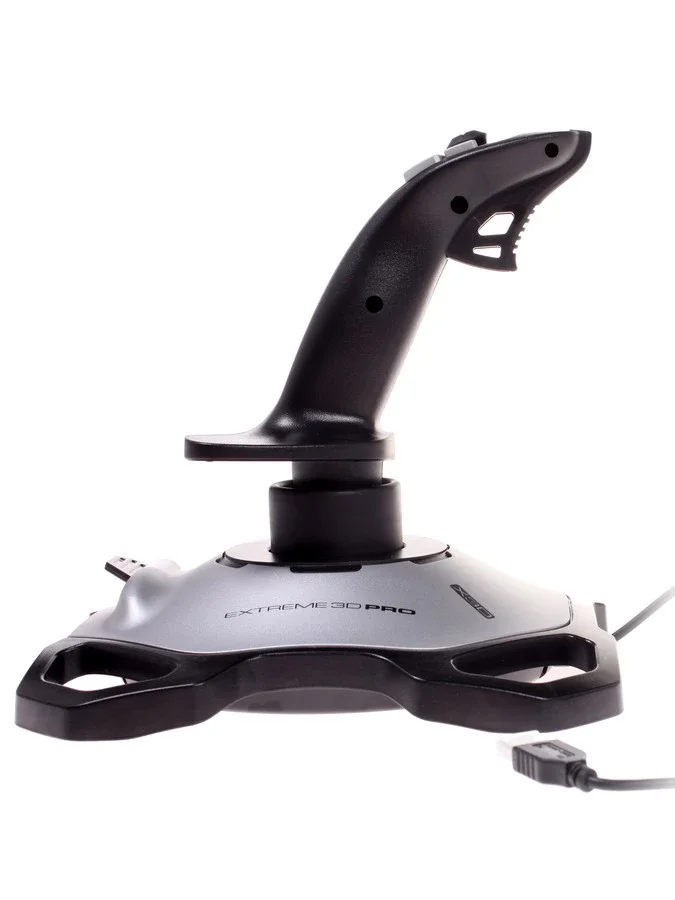 Джойстик Logitech Extreme 3D Pro черный - миниатюра 2