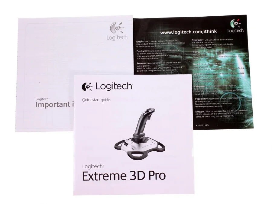 Джойстик Logitech Extreme 3D Pro черный - миниатюра 6
