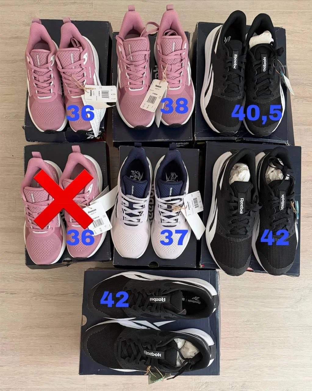 Кроссовки reebok energen tech plus 40,5 и 42 - изображение 1