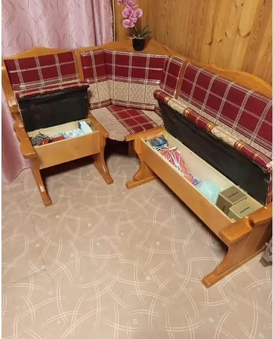 Кухонный уголок дерево массив - миниатюра 2