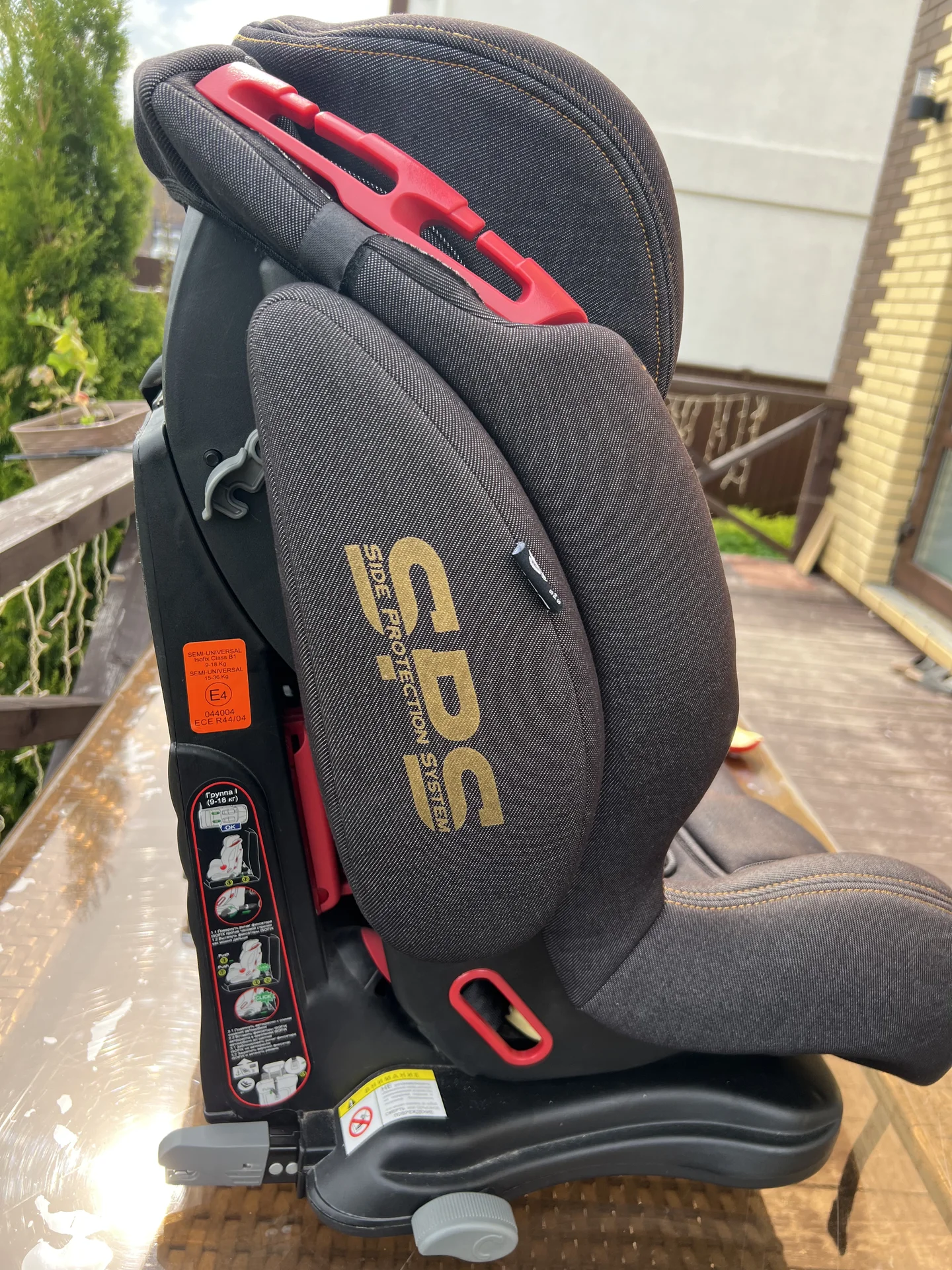Автокресло Capella 9-36 кг S12312i Isofix SPS Jean - миниатюра 2