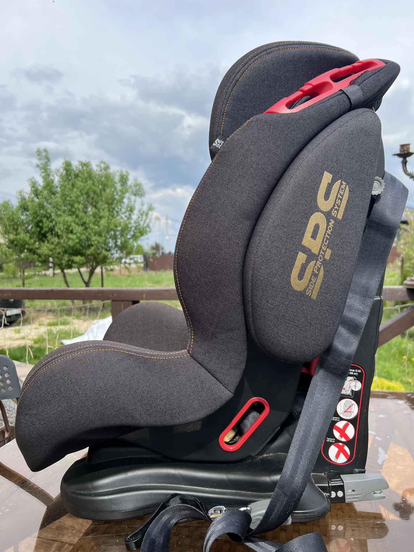 Автокресло Capella 9-36 кг S12312i Isofix SPS Jean - миниатюра 4