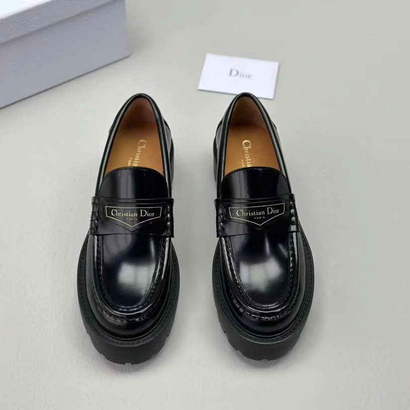 DIOR Boy Platform женские лоферы - миниатюра 6