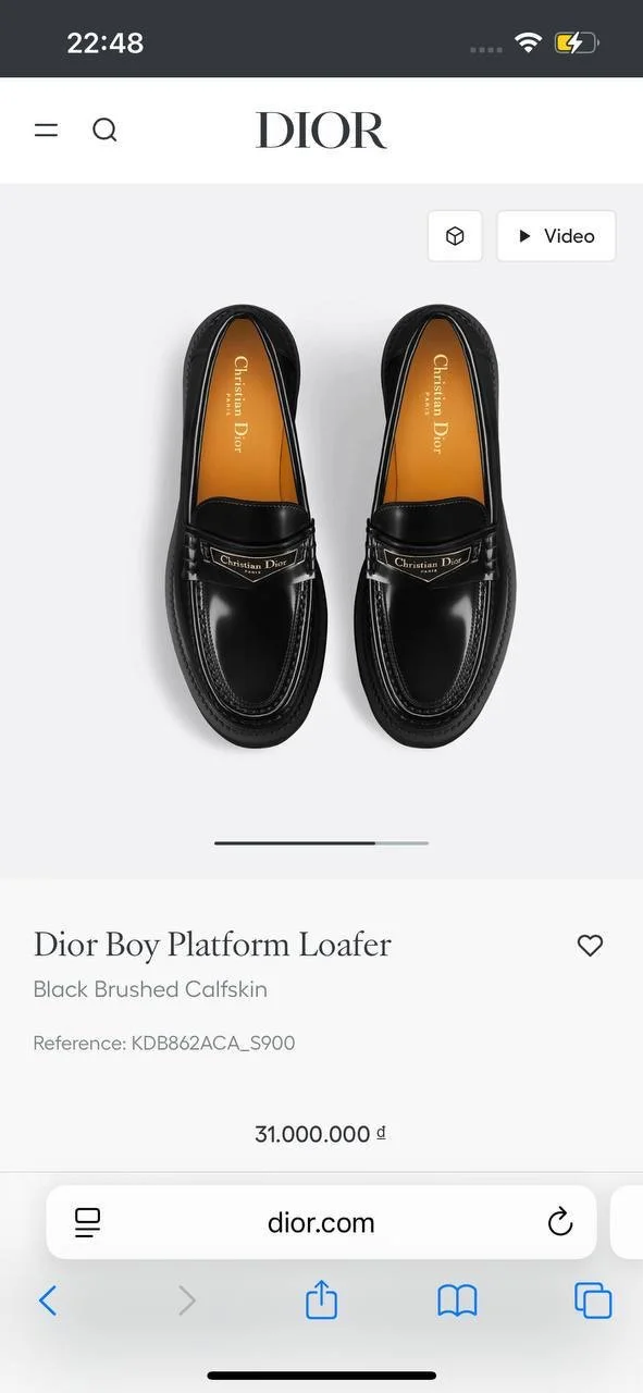 DIOR Boy Platform женские лоферы - миниатюра 9