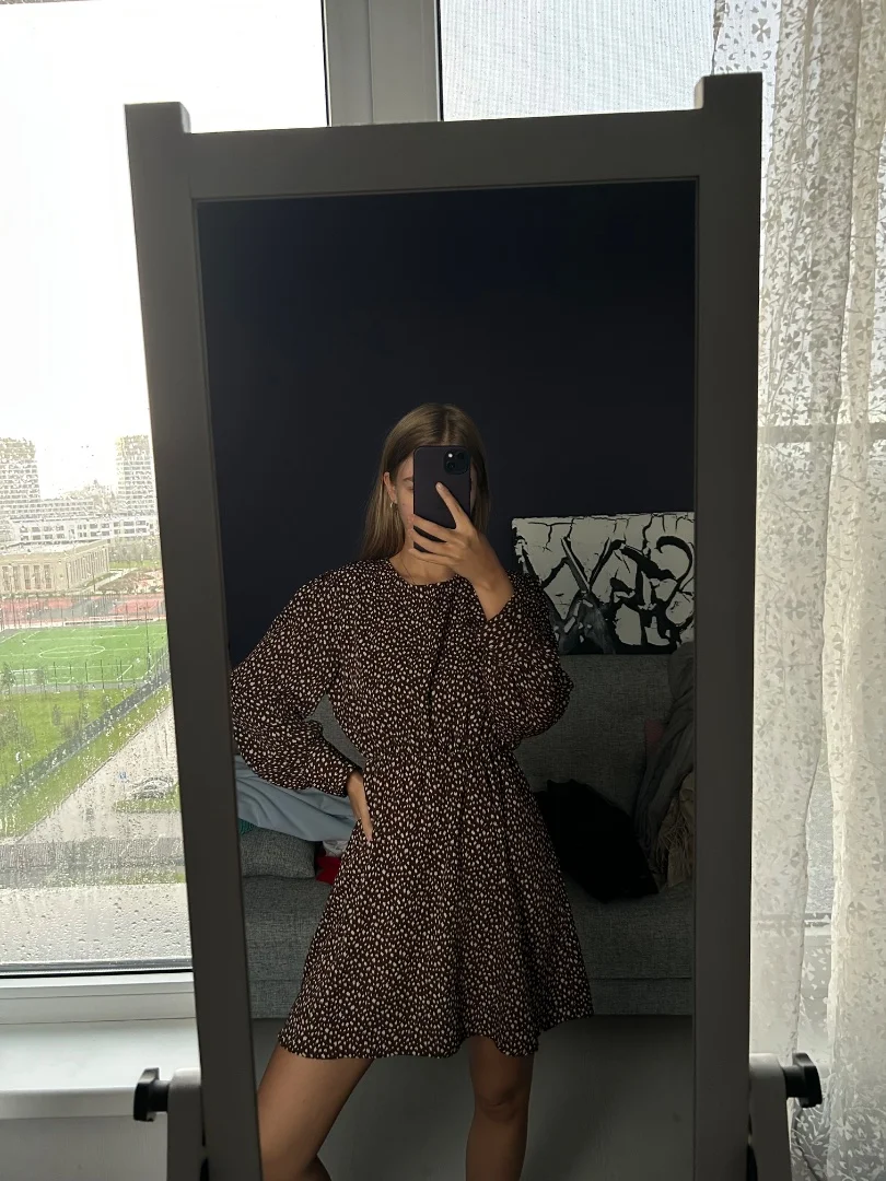 Платье Look Online с необычным принтом - изображение 1