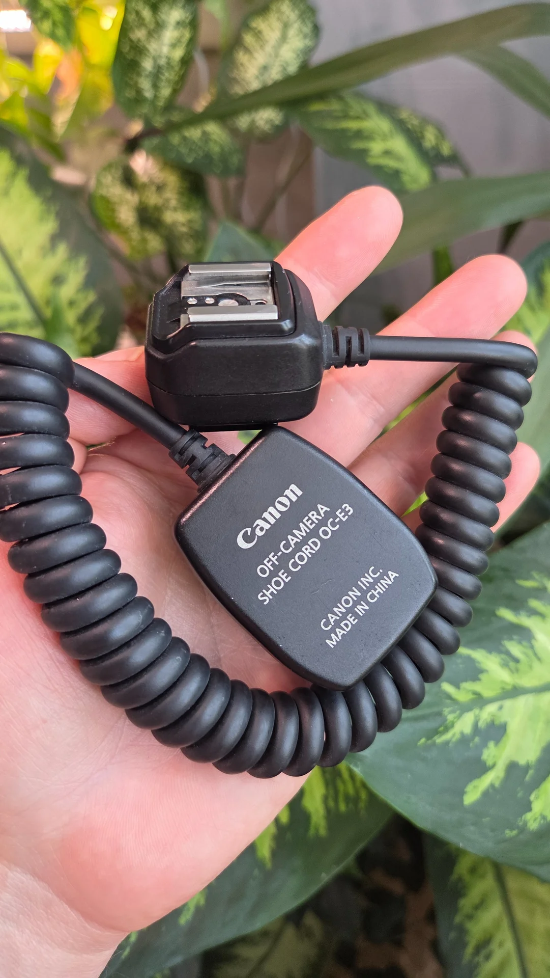 Canon Off-Camera Shoe Cord OC-E3 — TTL-кабель - изображение 1