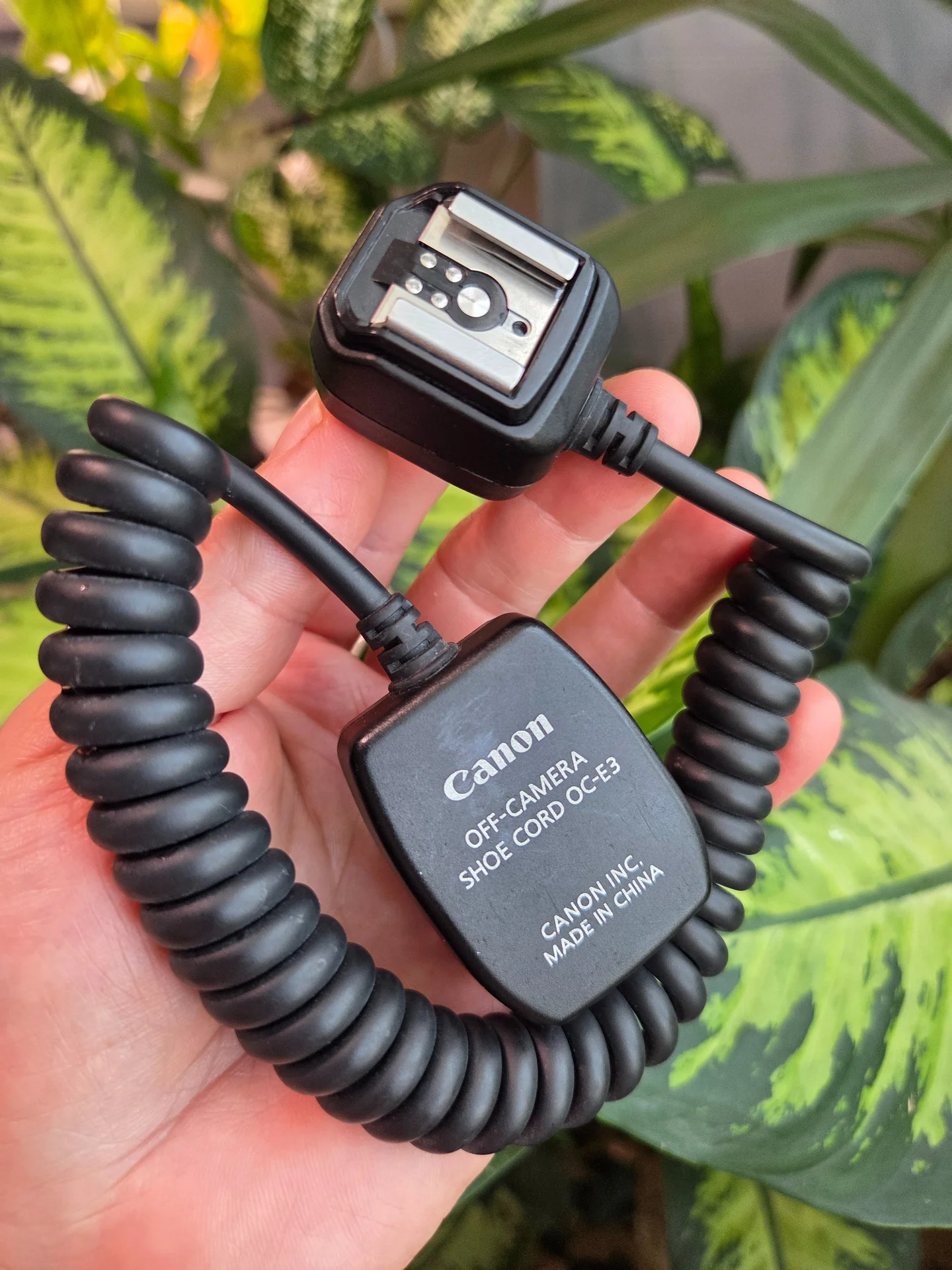 Canon Off-Camera Shoe Cord OC-E3 — TTL-кабель - миниатюра 2