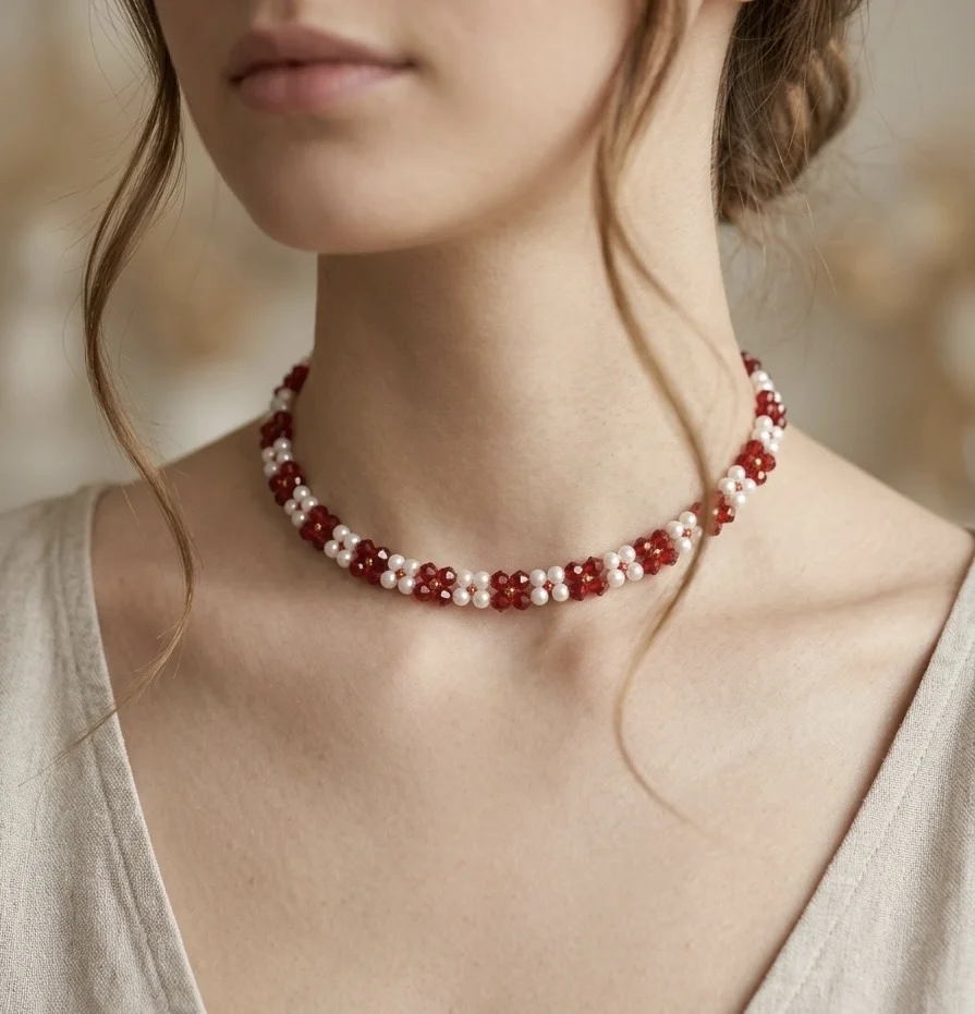Чокер из бусин - изображение 1