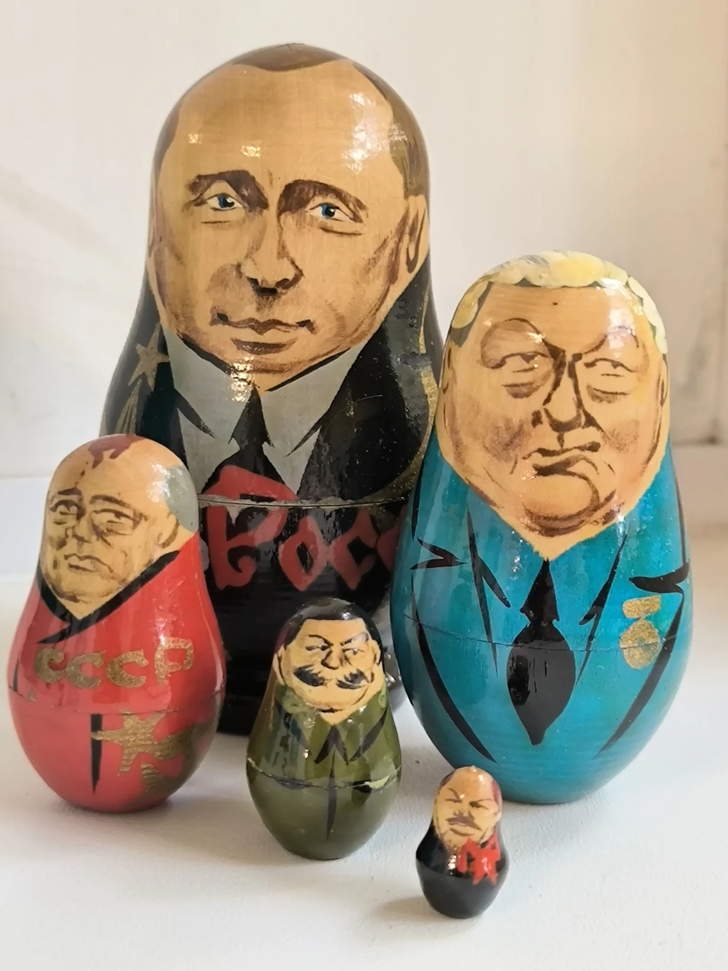 Матрёшка Россия конец 20 века. - миниатюра 6