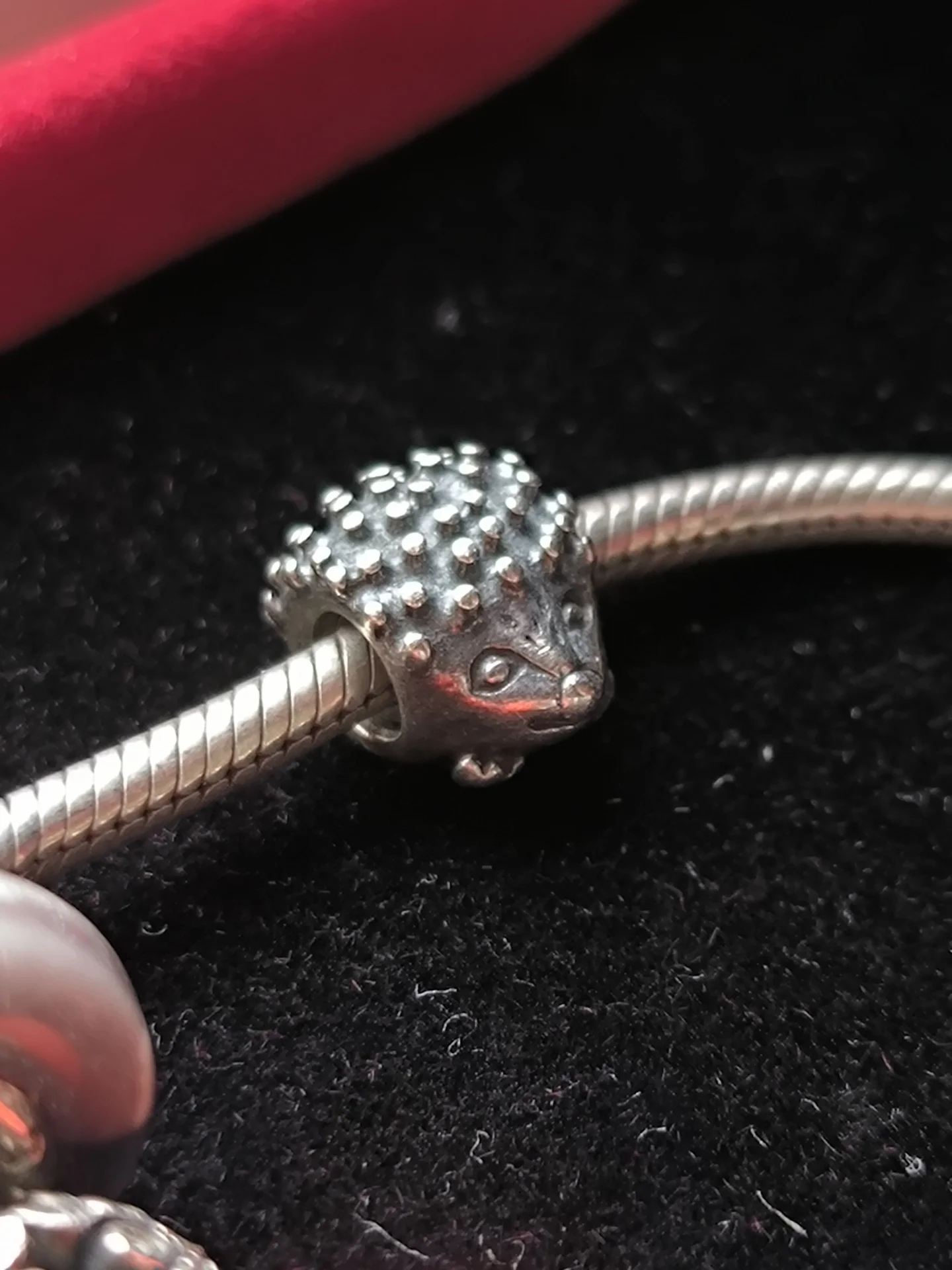 Серебряный браслет Pandora с шармами. Винтаж - миниатюра 7