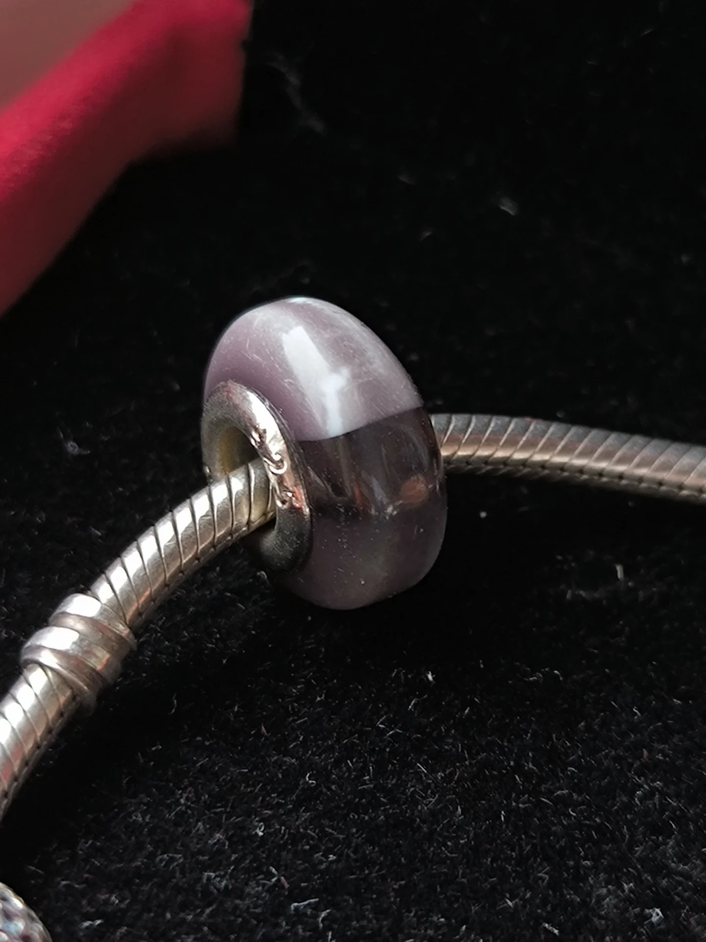 Серебряный браслет Pandora с шармами. Винтаж - миниатюра 8