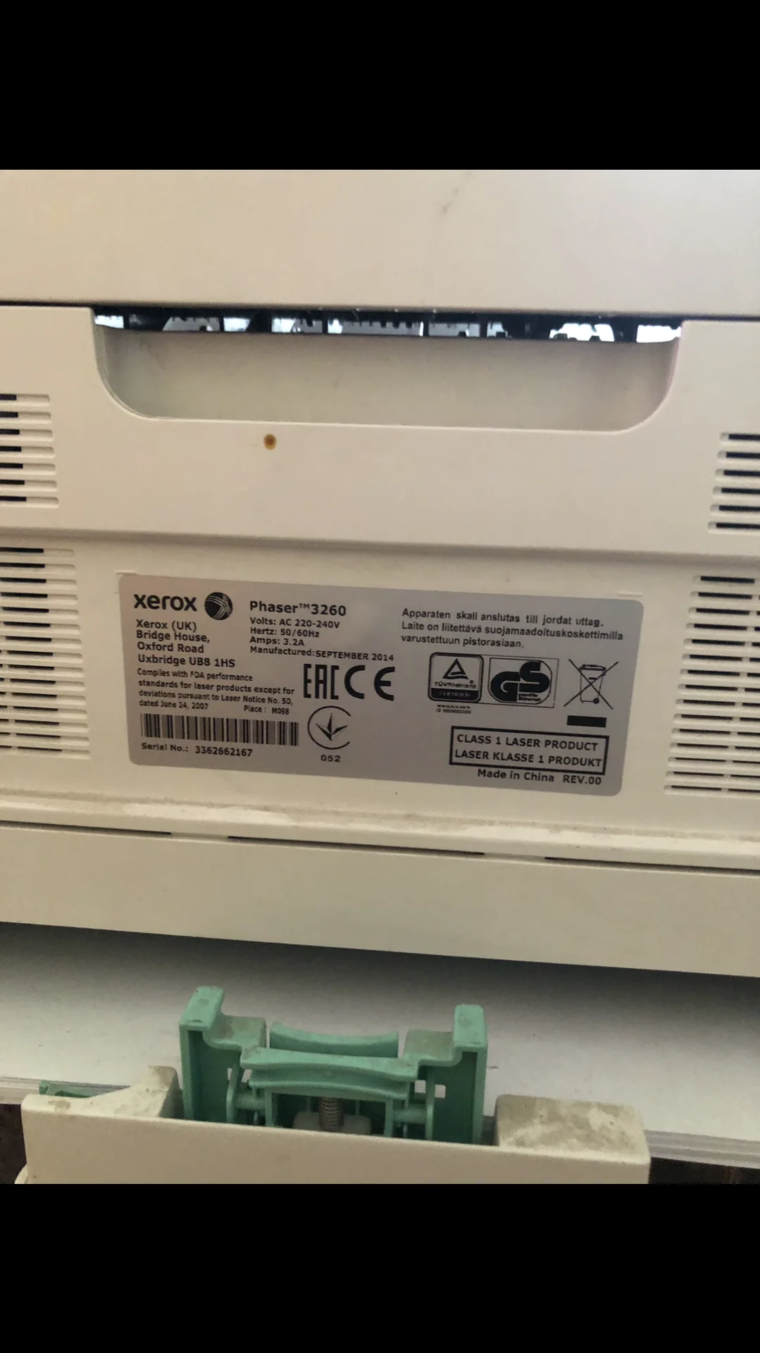 принтер xerox phaser 3260 - миниатюра 2