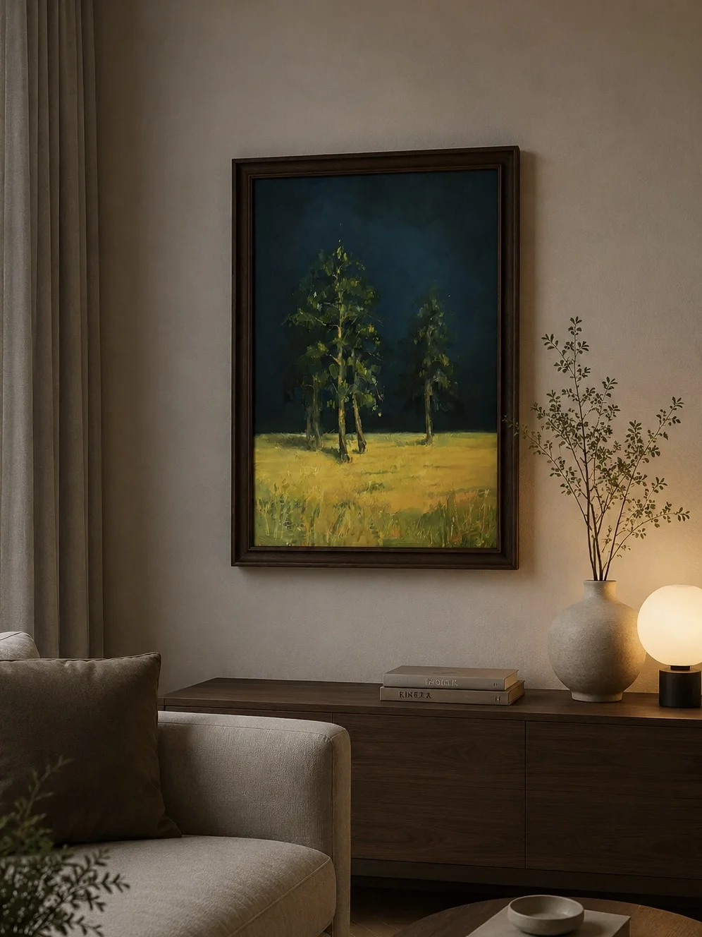 Картина пейзаж маслом 60*40 - миниатюра 2