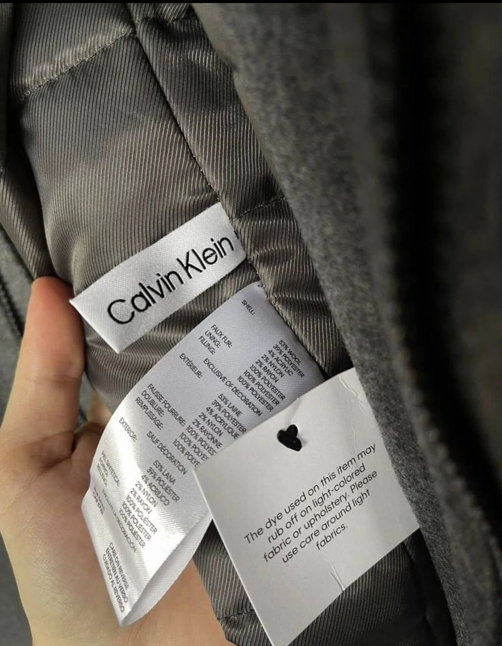 Новое мужское пальто Calvin Klein - миниатюра 10