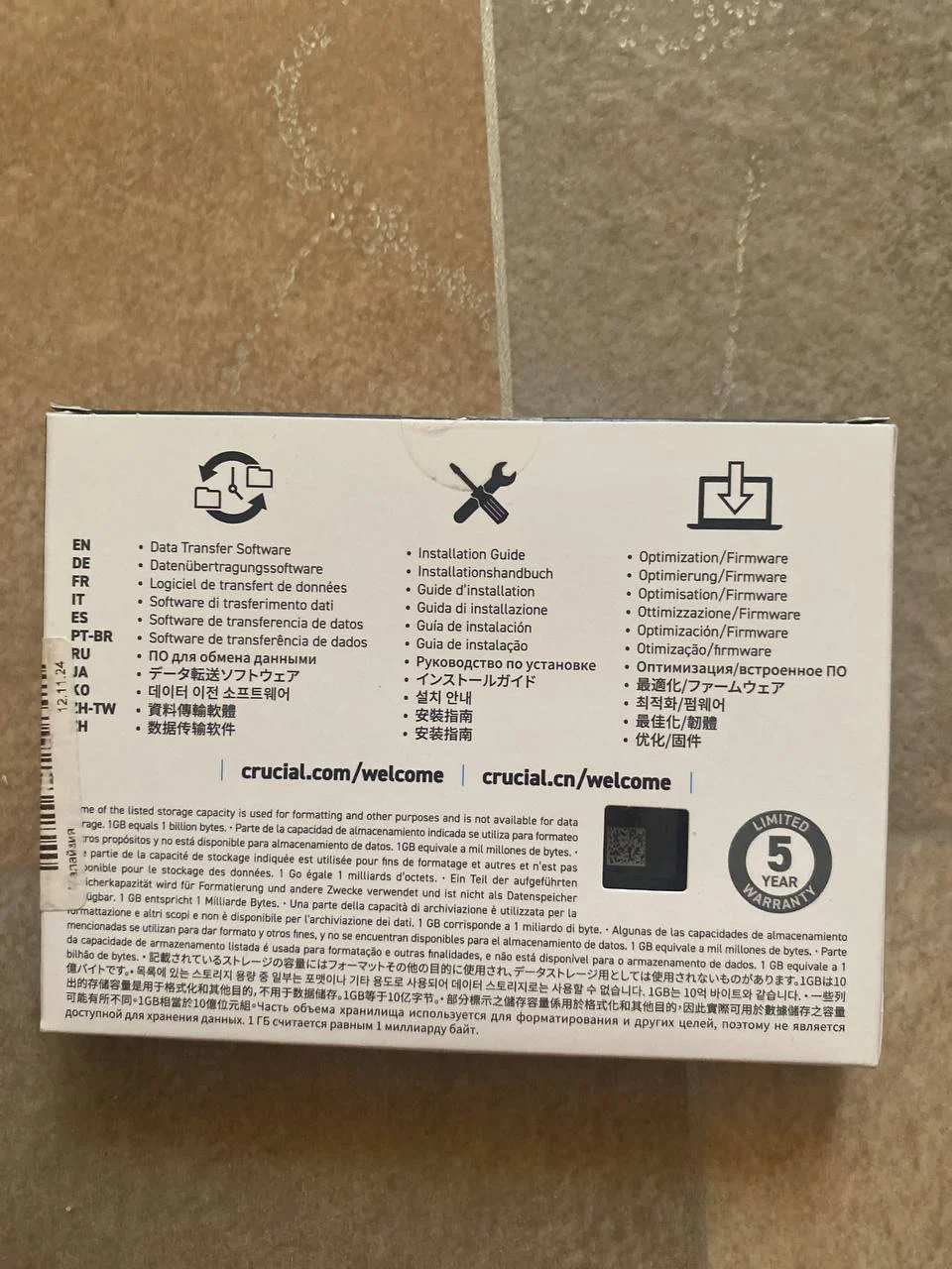 SSD M.2 Crucial P3 (CT1000P3SSD8) 1TB - миниатюра 5