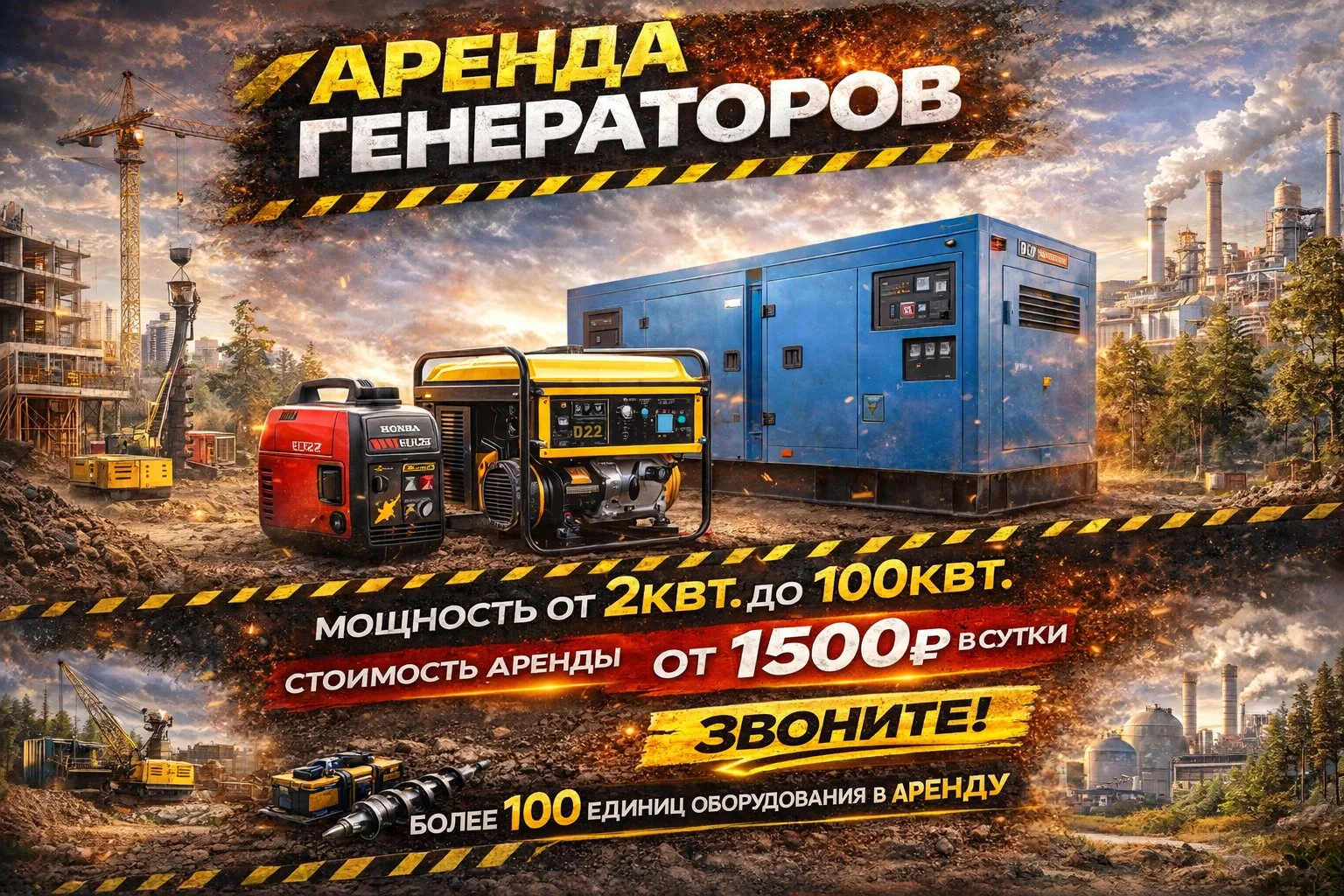 Аренда генератора 6кВт ТСС SGG 6000EHNA Duplex - миниатюра 4