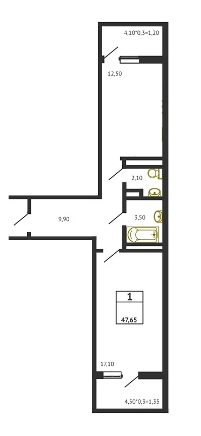 Продам квартиру в районе Петра Метальникова - миниатюра 14
