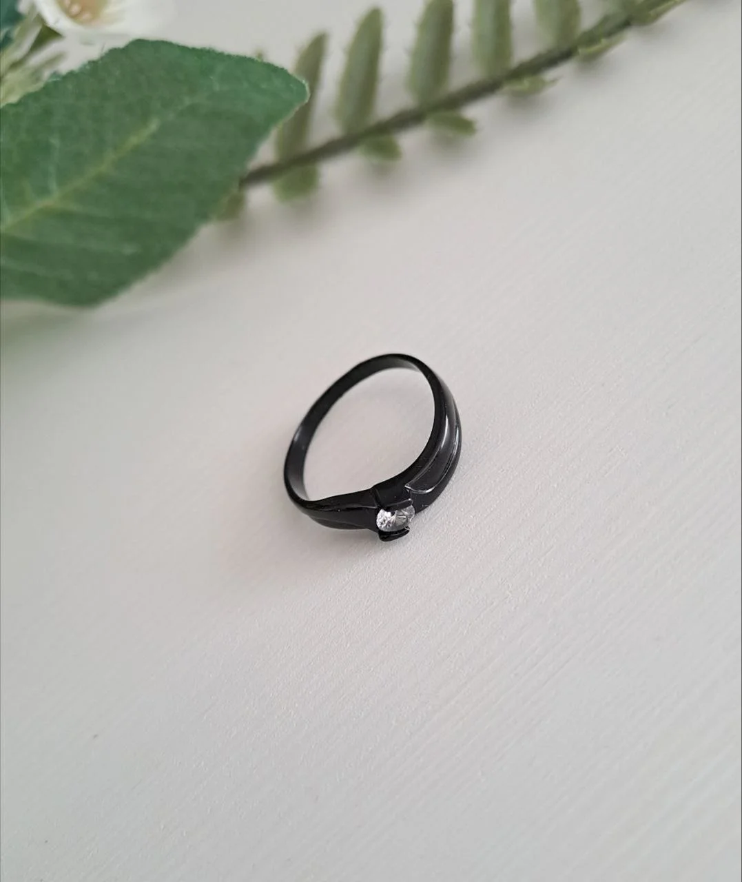 Серебряное кольцо с фианитом, р. 16,5 - миниатюра 3