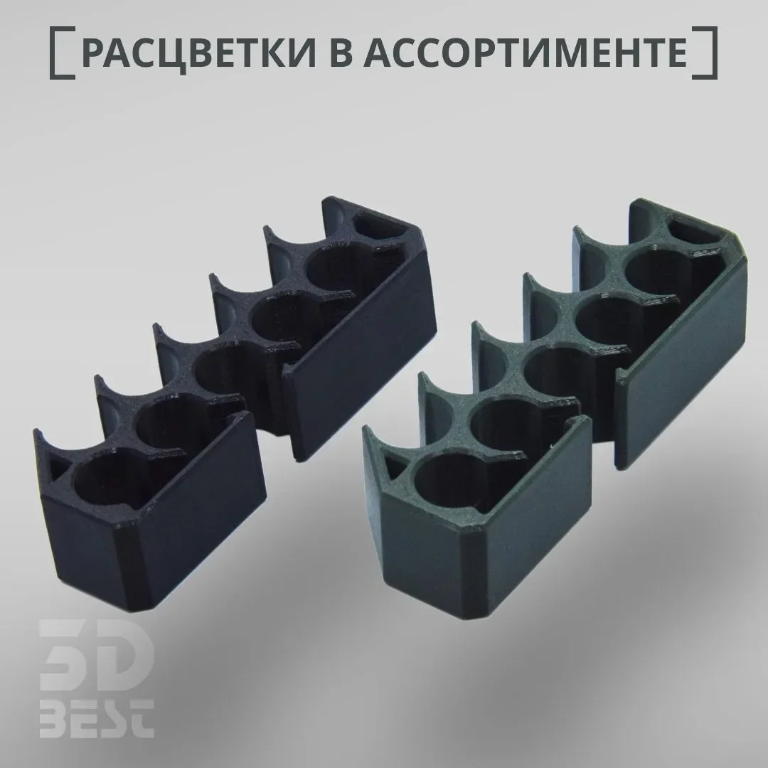 Патронташ тактический 12 калибр, пластик, 10 ячеек - миниатюра 7