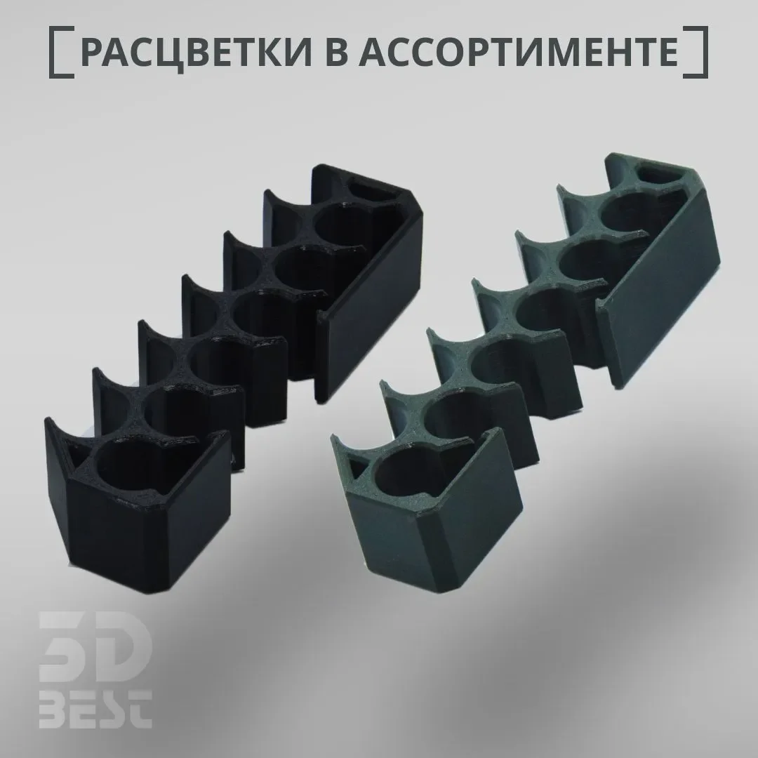 Патронташ тактический 12 калибр, пластик, 12 ячеек - миниатюра 6