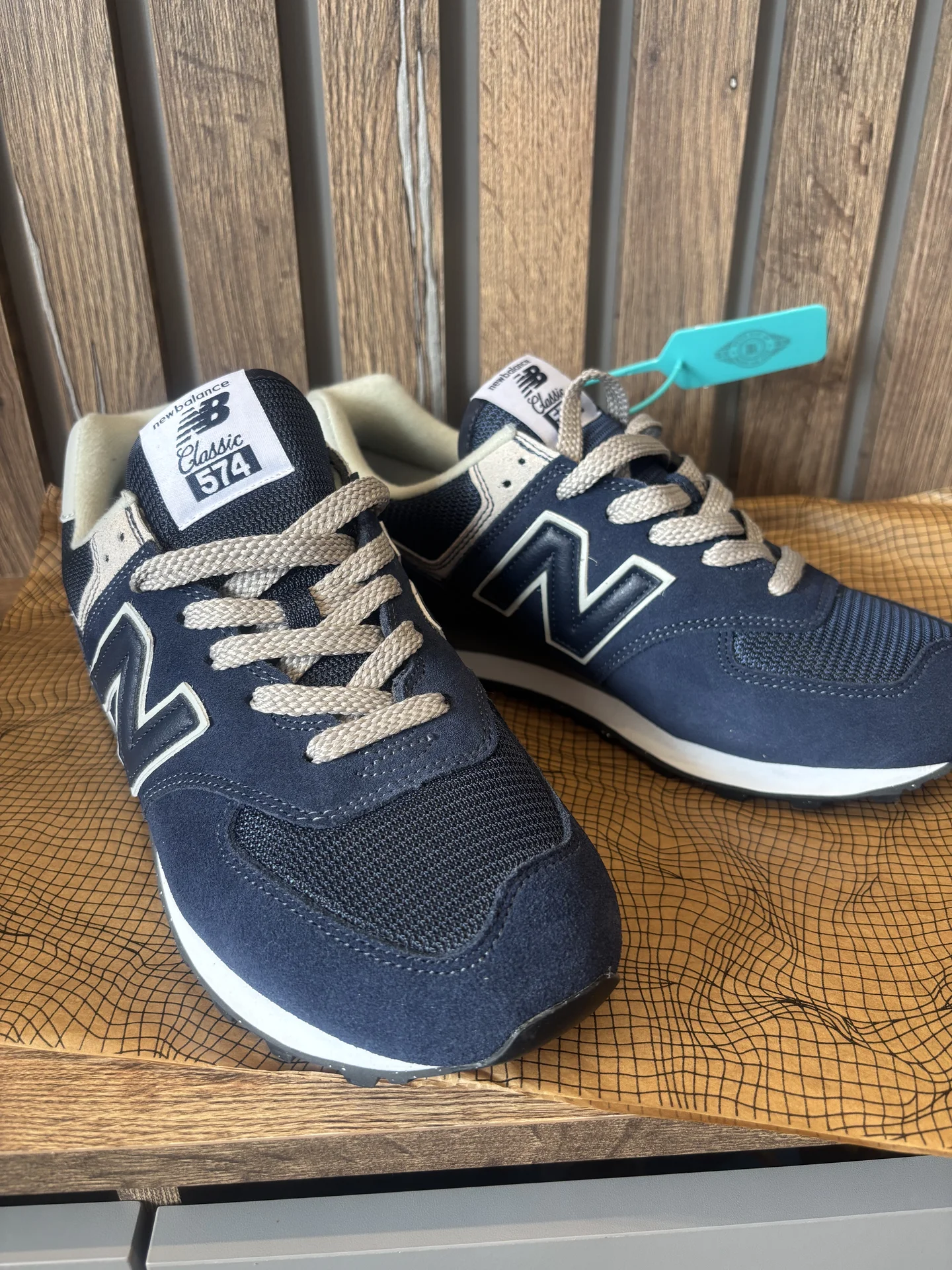 Кроссовки мужские new balance 574,43 размер, новые - изображение 1