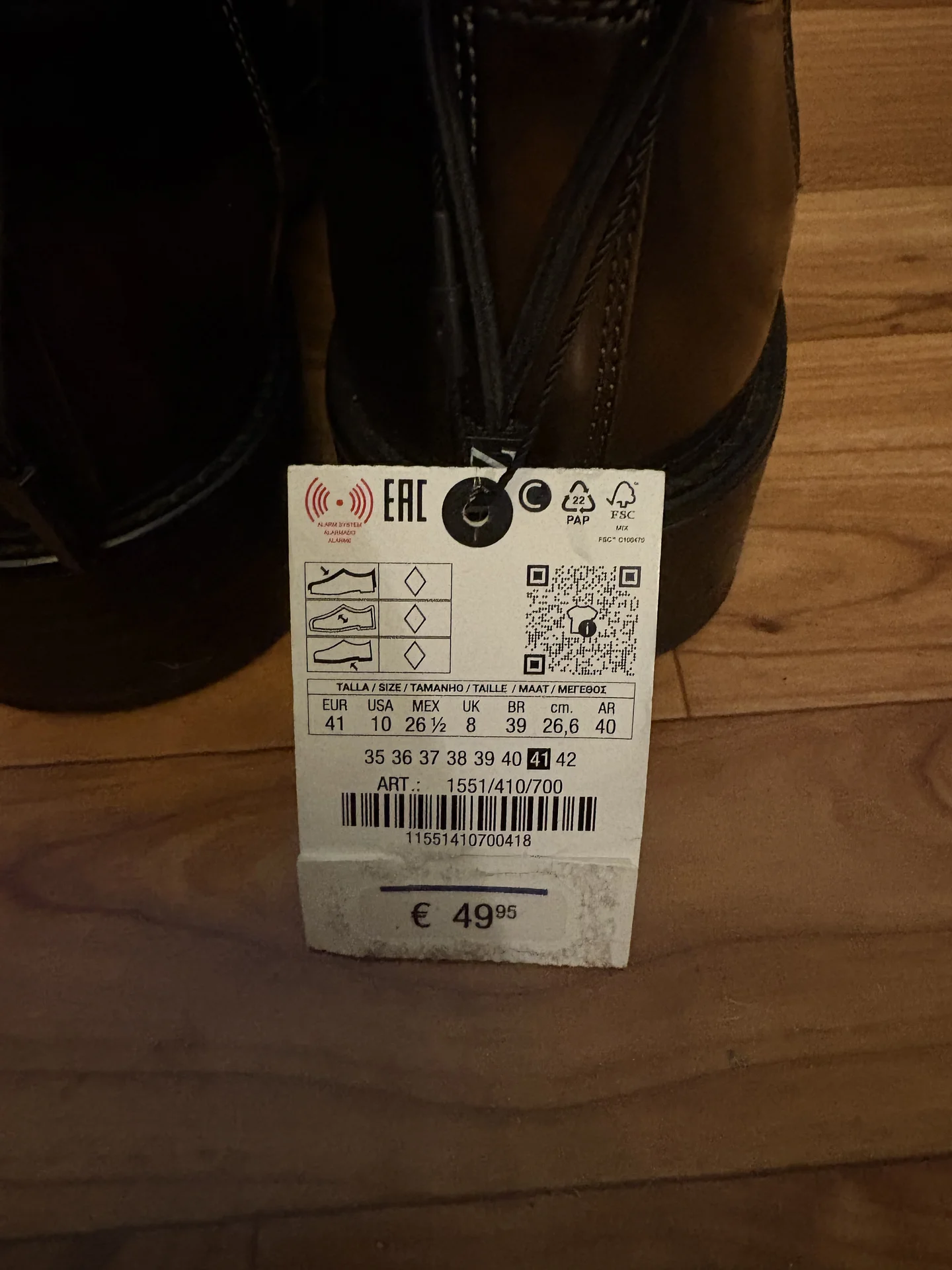 Лоферы Zara 41 - миниатюра 4