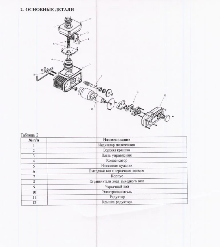 Электропривод четвертьоборотный QT-N060EM-O1-220VAC-У1 / 600 Нм, 220В - миниатюра 3