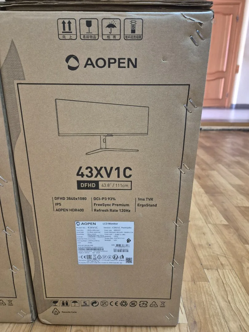 Игровой ультраширокий монитор AOpen 44" 43XV1CPwmiiphx / новый, 2 шт. - миниатюра 4
