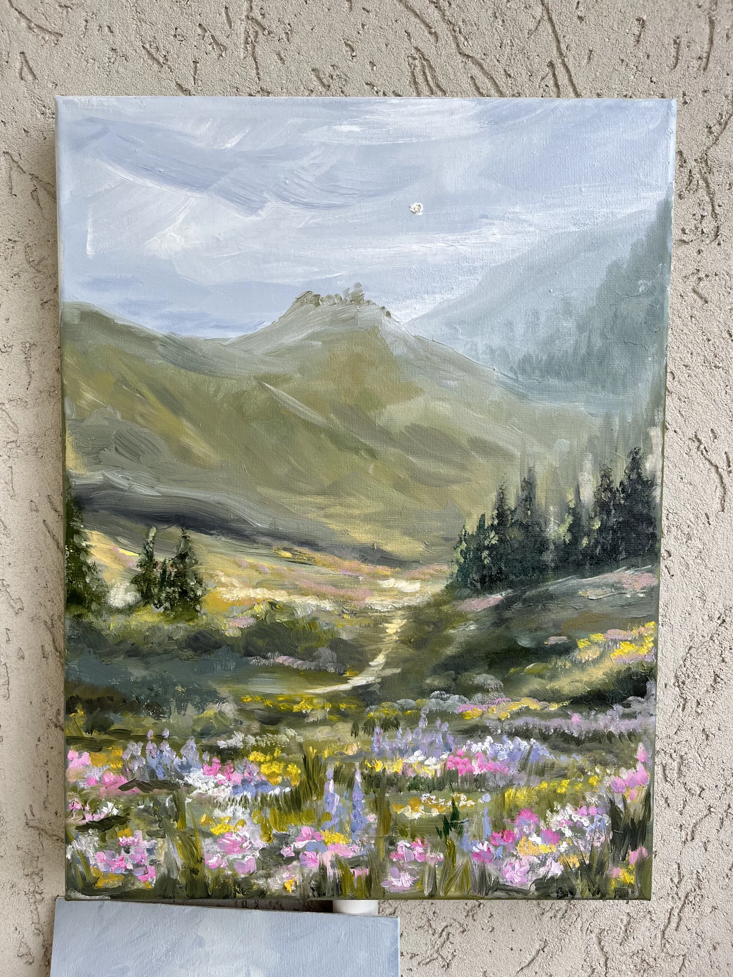 Montagnes et fleurs - миниатюра 2