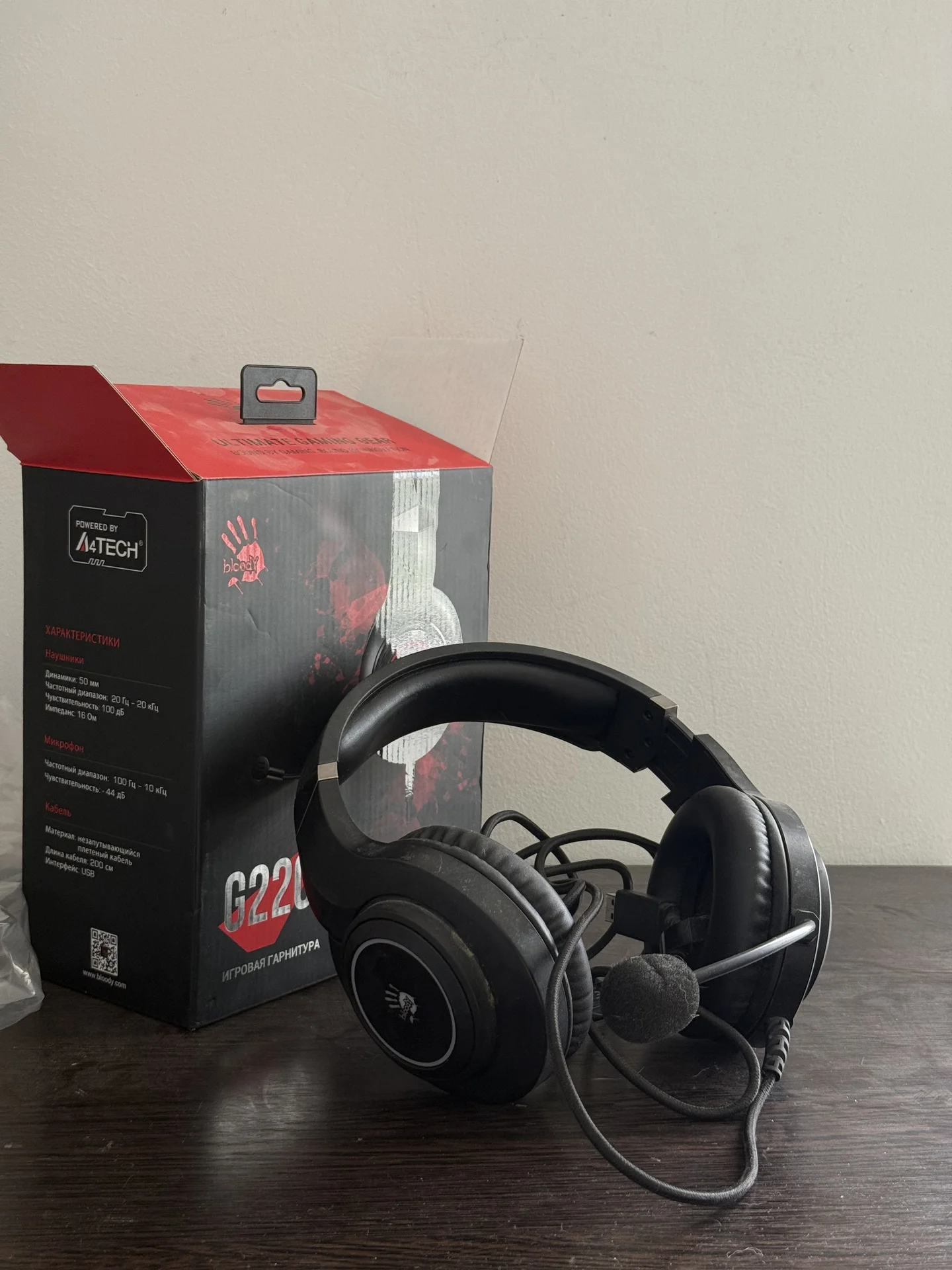 Игровые наушники bloody g220s - миниатюра 5