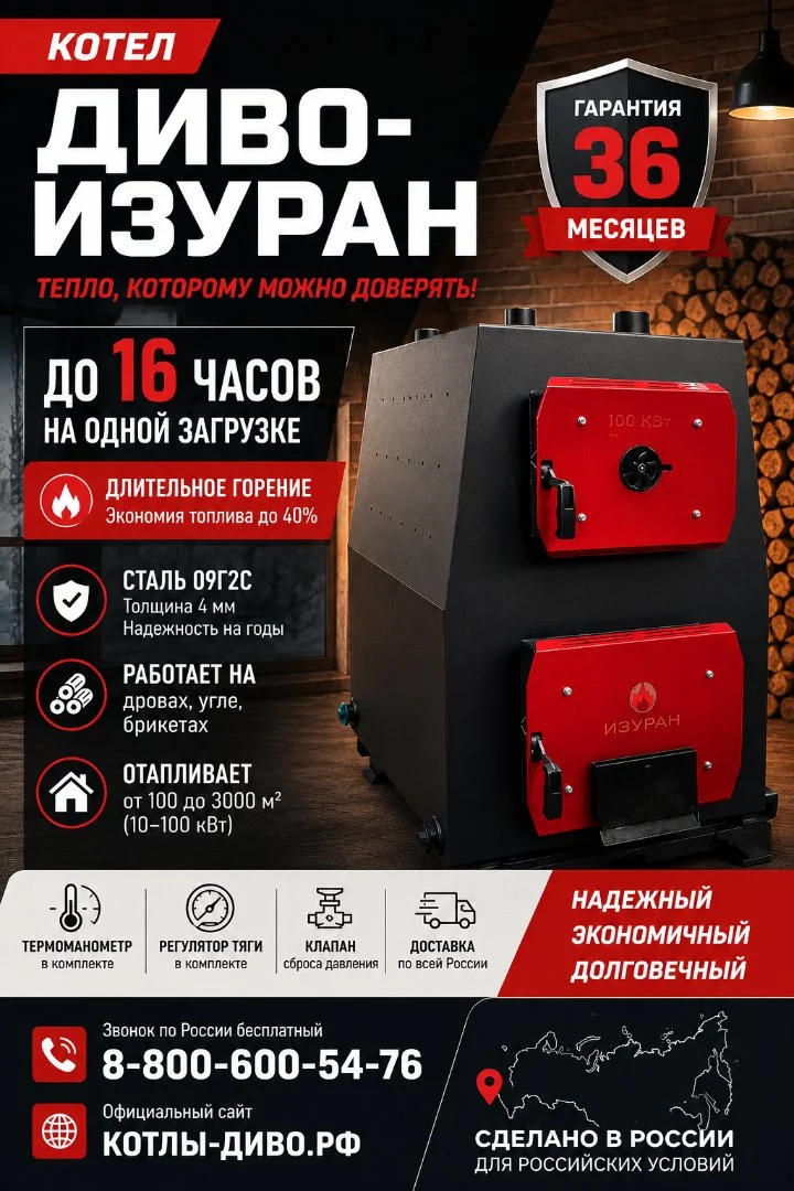 Котел длительного горения Диво-Изуран - миниатюра 6