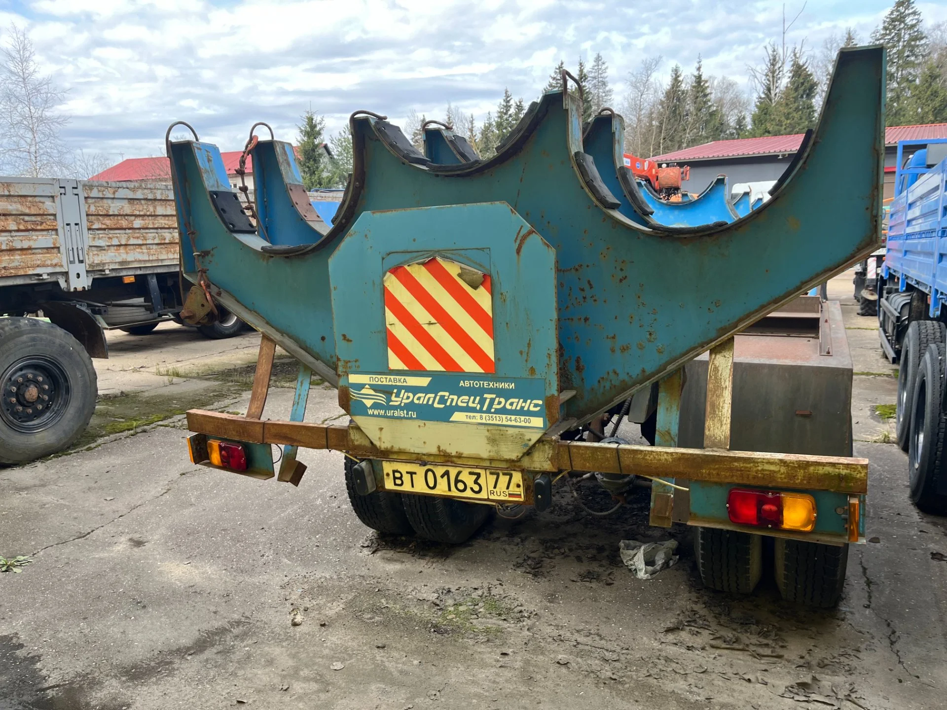 Продам ПОЛУПРИЦЕП УСТ 94651F опоровоз - миниатюра 3