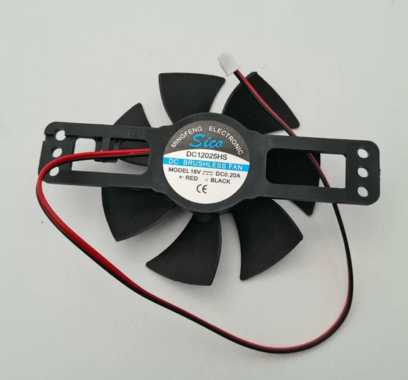Вентилятор охлаждения для индукционных плит DC18V, D-85mm - миниатюра 4