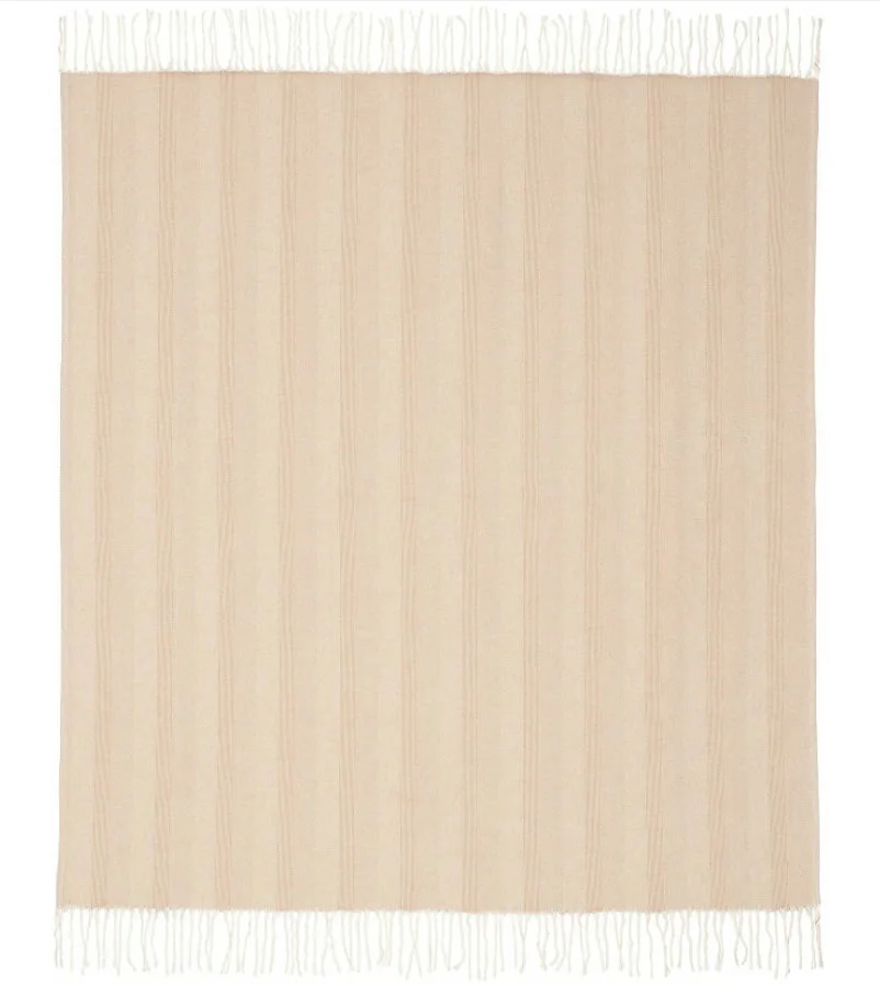 Плед IKEA Герхильд 130x170, Бежевый - миниатюра 3