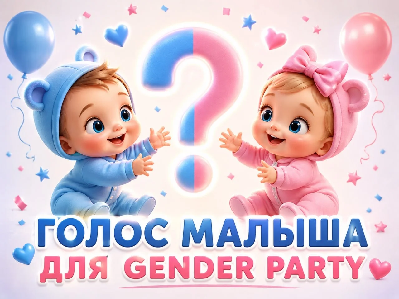 ГОЛОС РЕБЕНКА ДЛЯ GENDER PARTY - изображение 1