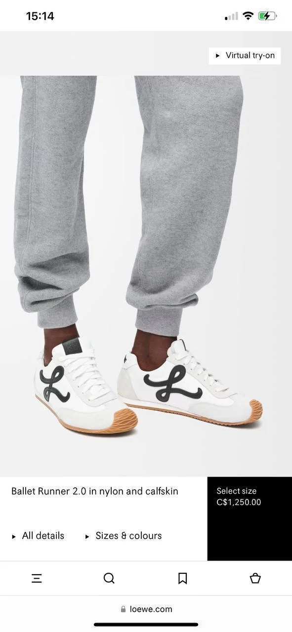 Женские кроссовки loewe (36-42 размеры) - миниатюра 6