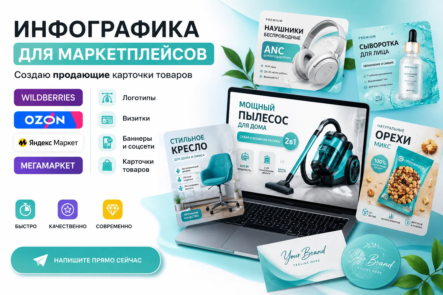Инфографика для маркетплейсов - изображение 1