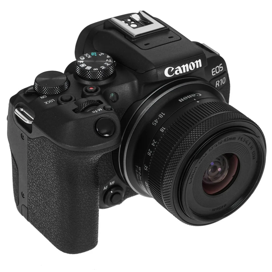 Беззеркальный фотоаппарат Canon EOS R10 Kit 18-45 mm IS STM - миниатюра 3